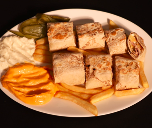 Arabic shawarma meat dish