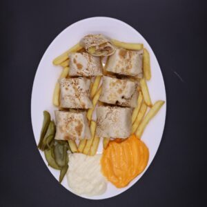 Arabic shawarma chicken dish